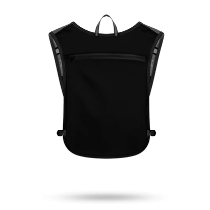 Chaleco Running Fitbraver Bolso Bicicleta Mochila Trail Senderismo Negro