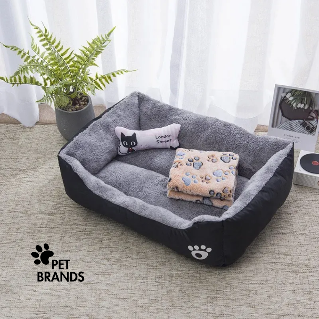 Cómoda Cama Para Perro M 56x72 Colchon Anti Estres Petbrands