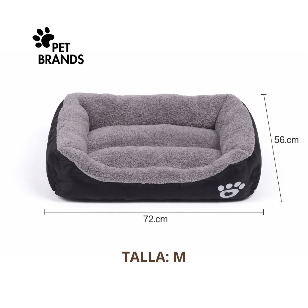 Cómoda Cama Para Perro M 56x72 Colchon Anti Estres Petbrands