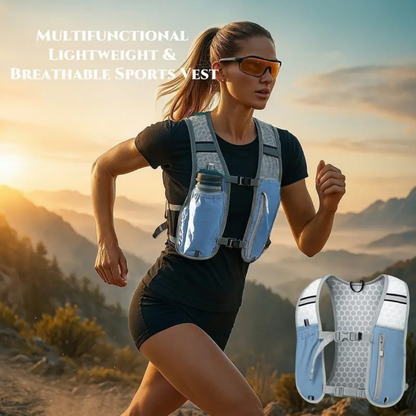Chaleco Running Fitbraver Bolso Bicicleta Mochila Trail Senderismo