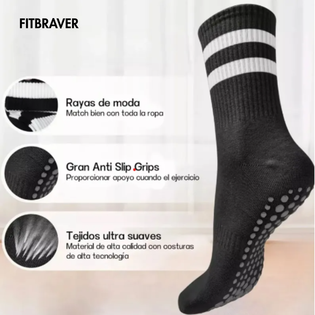 12 Pares de Calcetines Largos Yoga Pilates