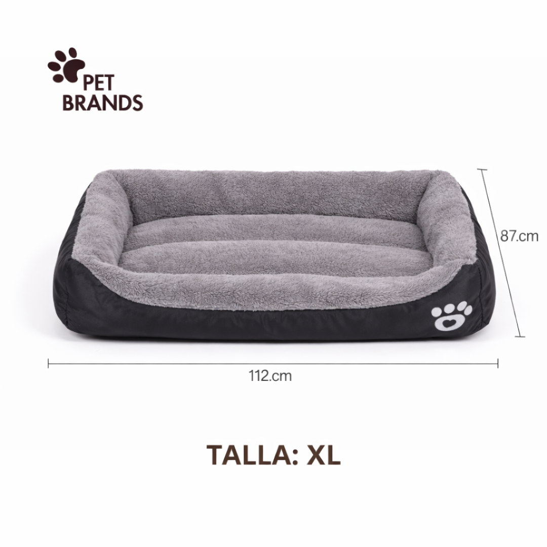 Cómoda Cama Perro Xl 112x87 Colchon Anti Estres Petbrands