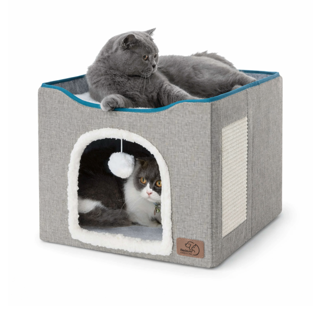 Cómoda Cama Para Gatos Plegable Petbrand Acogedora