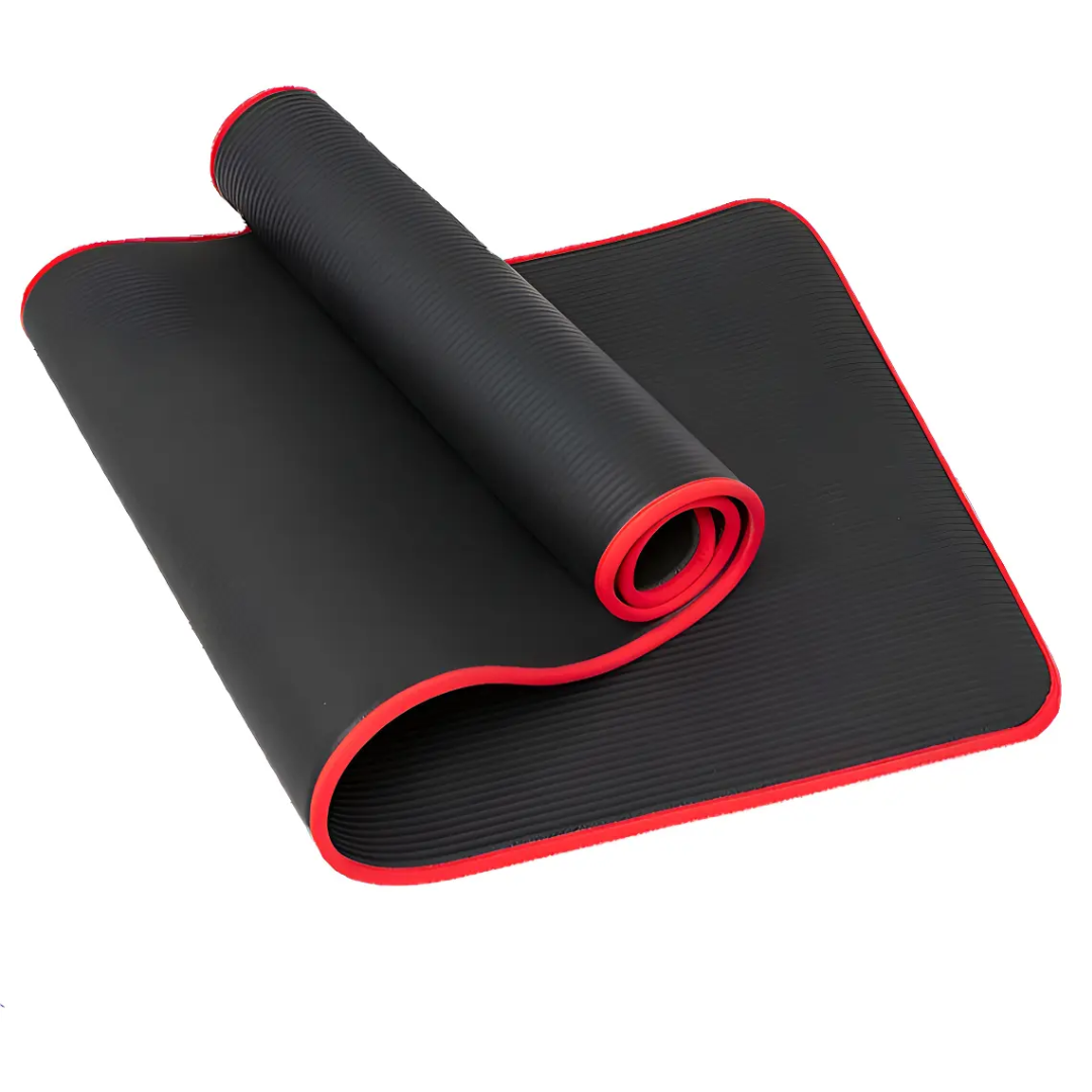 Mat Yoga Grueso 10mm Cómodo Antideslizante Nbr 183x61cm Fit