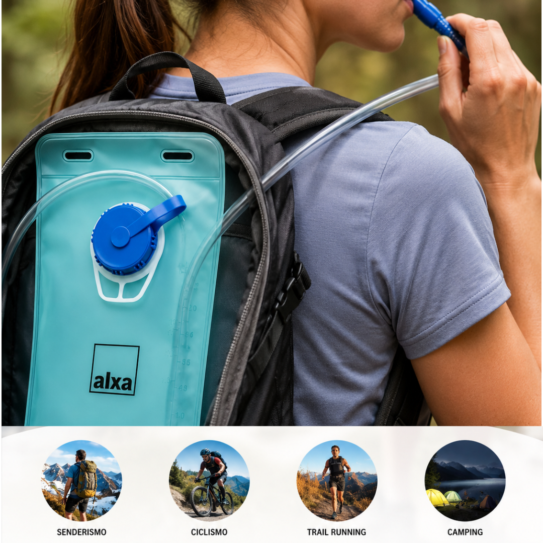 Bolsa De Hidratación 2l Para Trekking O Running Material Tpe