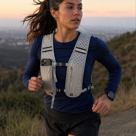 Chaleco Running Fitbraver Bolso Bicicleta Mochila Trail Senderismo