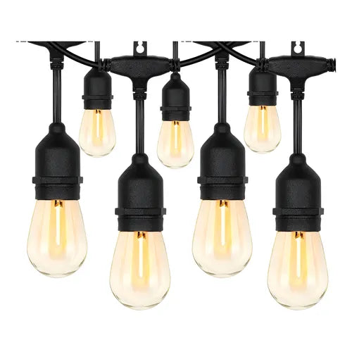 Guirnalda Exterior Unible 10 Metros 10 Ampolletas Enchufable