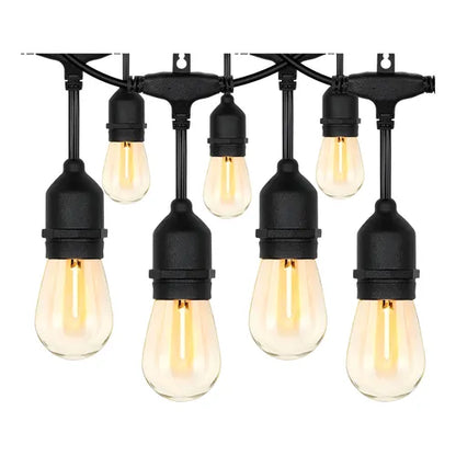 Guirnalda Exterior Unible 10 Metros 10 Ampolletas Enchufable