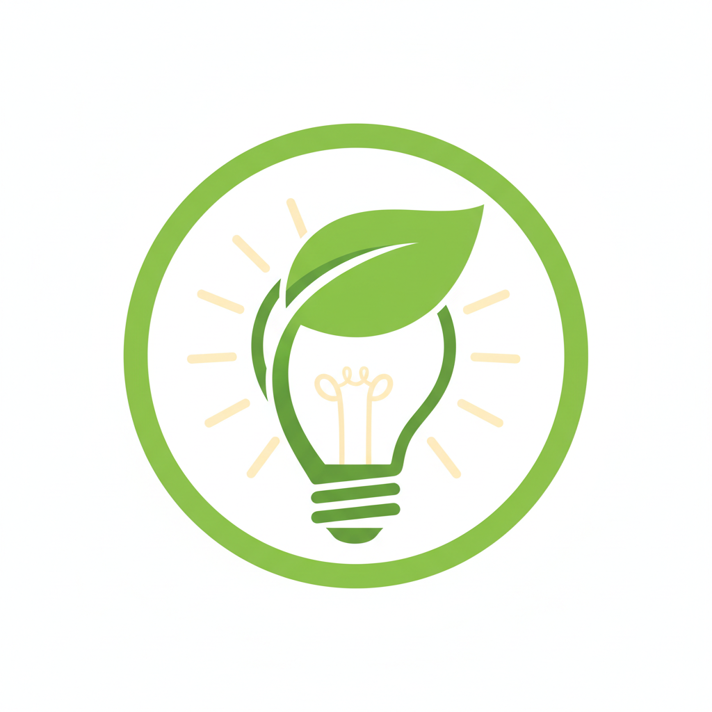 logo de ahorro energético, sin texto